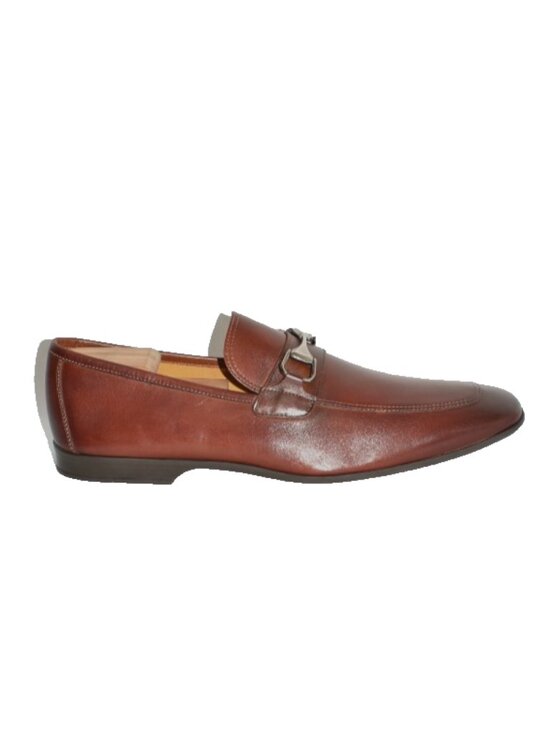 New! Magnanni Tazon Cognac Brown Bit Loafers Size 12 M 24185 DD150A